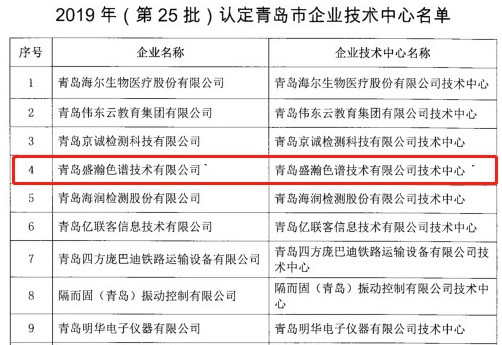 青岛市企业技术中心名单公布，永利集团3044noc登录入口榜上有名！